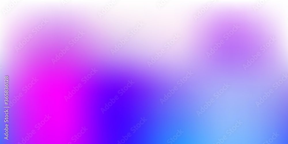 Fototapeta premium Light Blue, Red vector abstract blur texture.