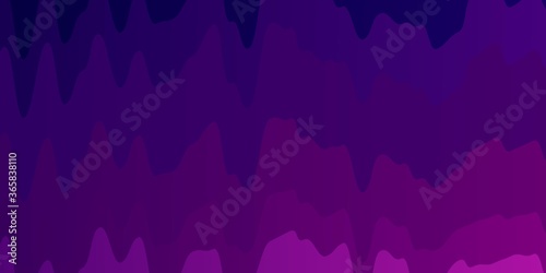Dark Purple vector texture with circular arc. Bright illustration with gradient circular arcs. Pattern for busines booklets, leaflets