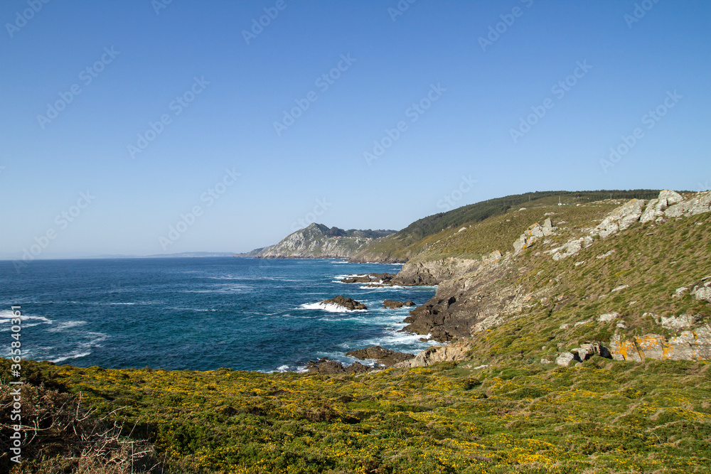 Coastal landscape in Galicia