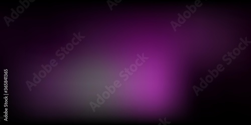 Dark Purple vector gradient blur background.