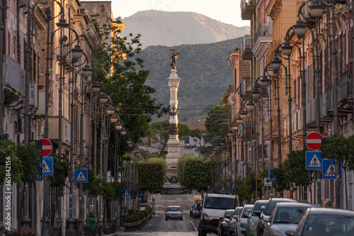 Ugo De Carolis street in Santa Maria Capua Vetere, Italy photo