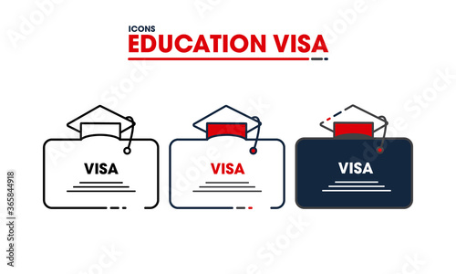 Icons - Education Visa