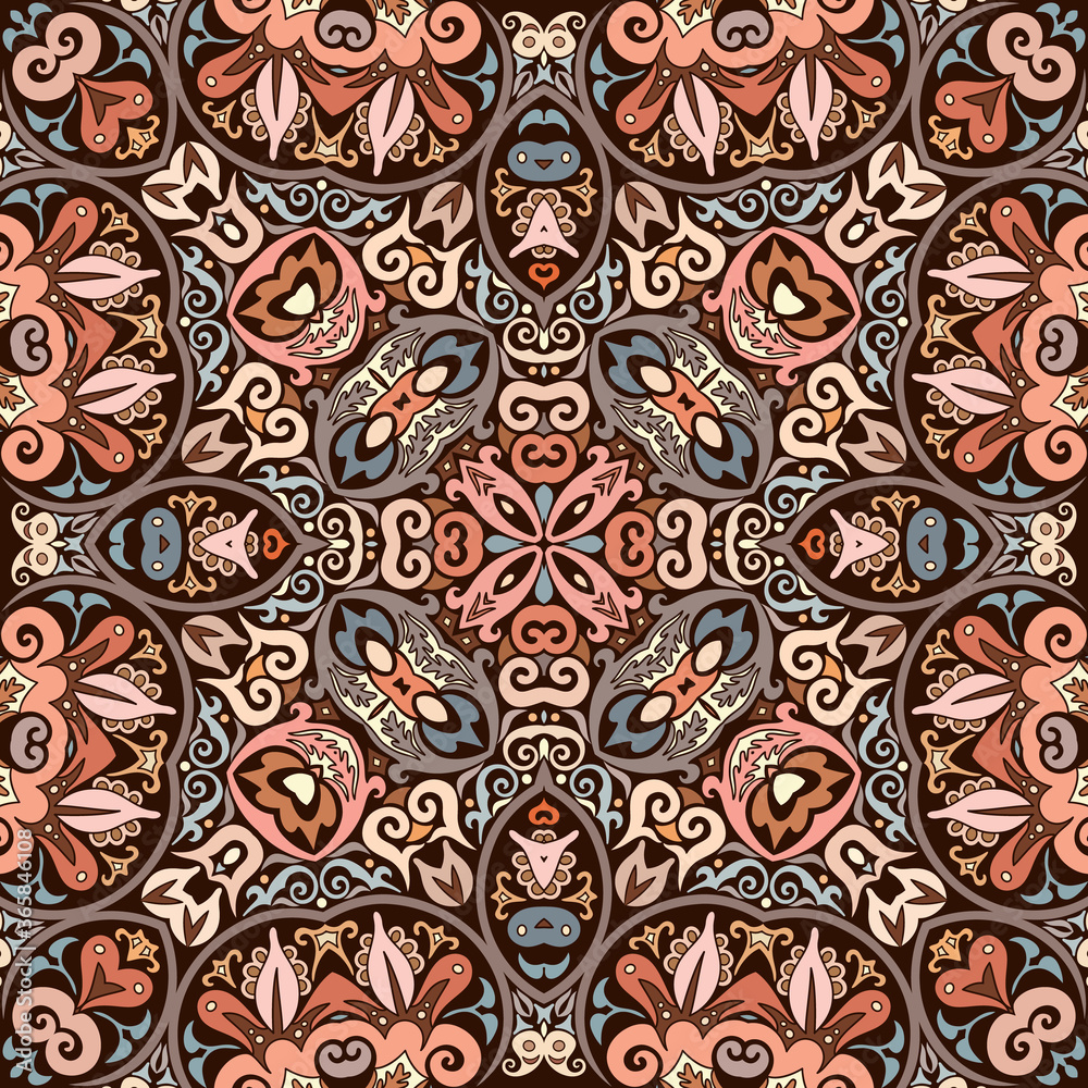 Vector ethnic nature ornamental background Vector ethnic nature ornamental background