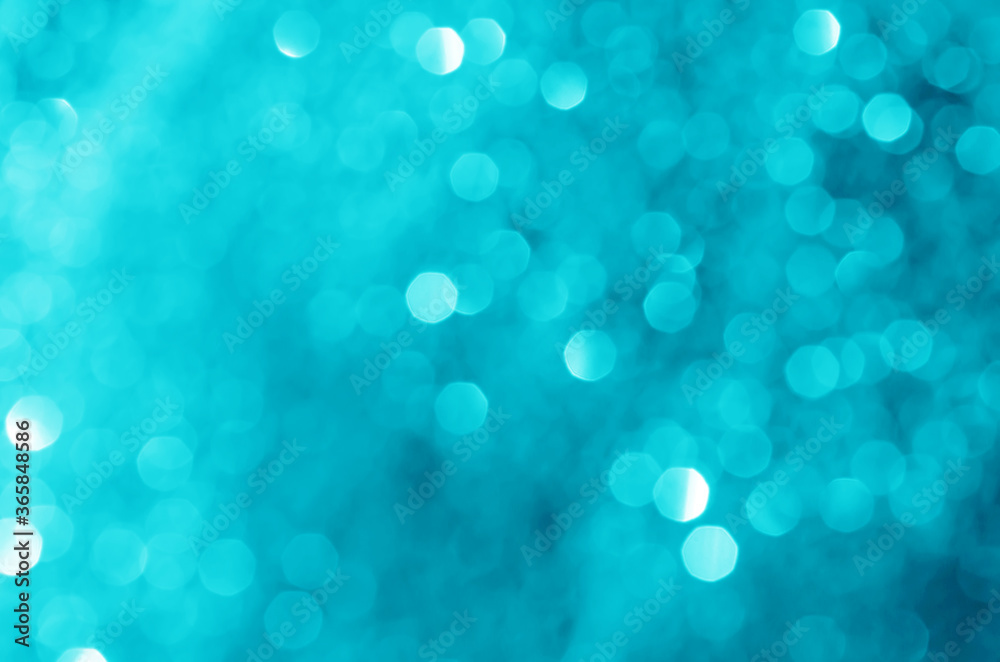 glitter light sparkle blue gorgeous bokeh defocused abstract background shiny.