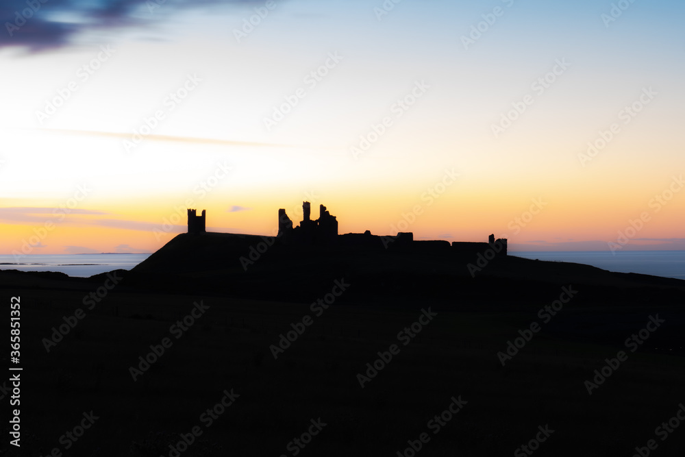  Low Light. Dunstanburgh Castle, Northumberland.