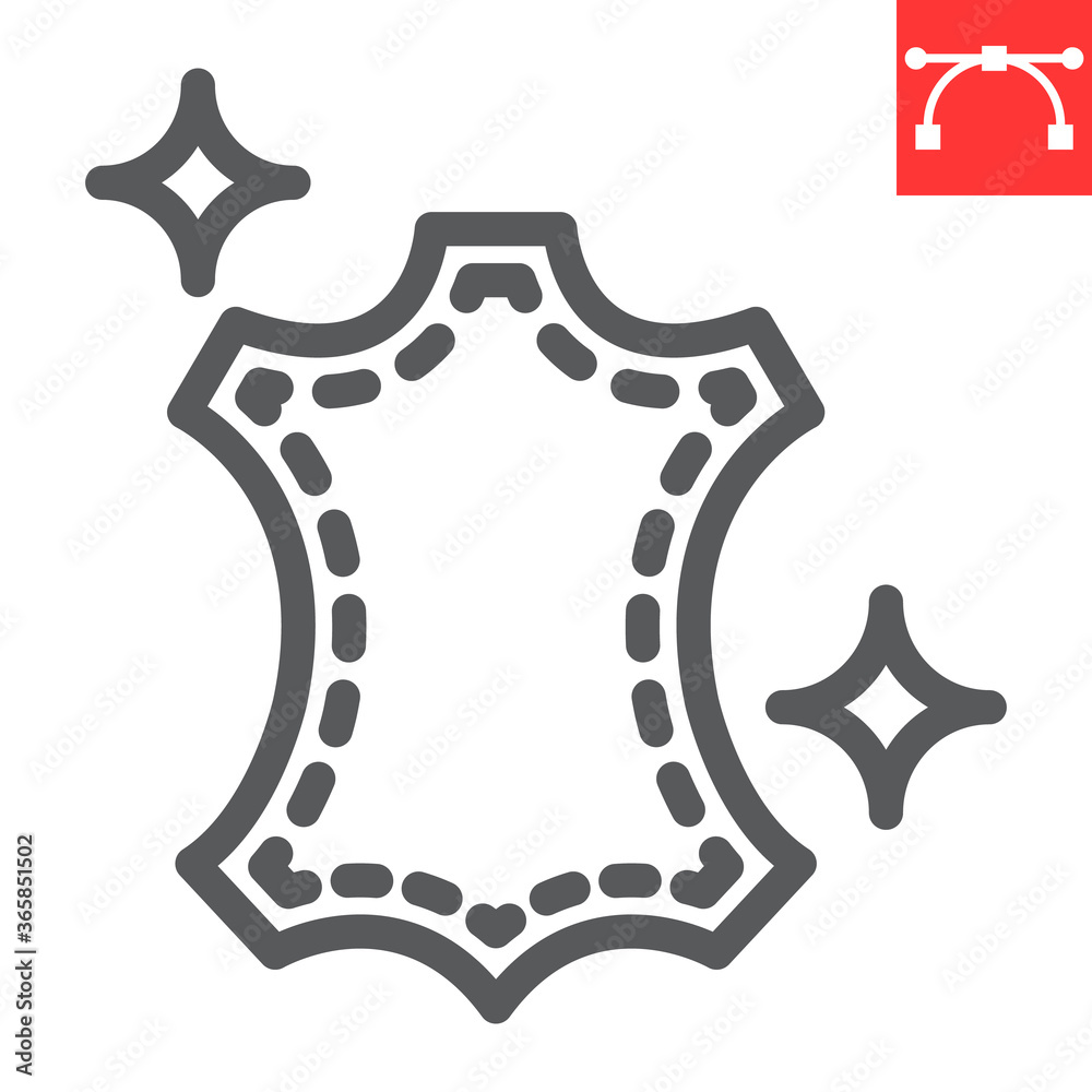 Leather dry cleaning line icon, dry cleaning and wash, leather sign vector graphics, editable stroke linear icon, eps 10. Leather dry cleaning line icon, dry cleaning and wash, leather sign vector graphics, editable stroke linear icon, eps 10.
