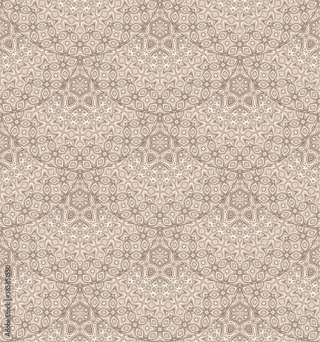 Vector abstract vintage hand drawn seamless pattern