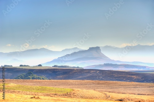 HAZY SHADES OF WINTER, Natal Drakensberg, Kwazulu Natal, South Africa 