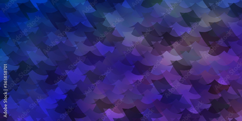 Fototapeta premium Light Blue, Red vector template with rectangles.