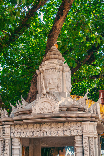 Decoration inside Wat Chantaransay or Candaransi Pagoda - Khmer pagoda 2020 © CravenA