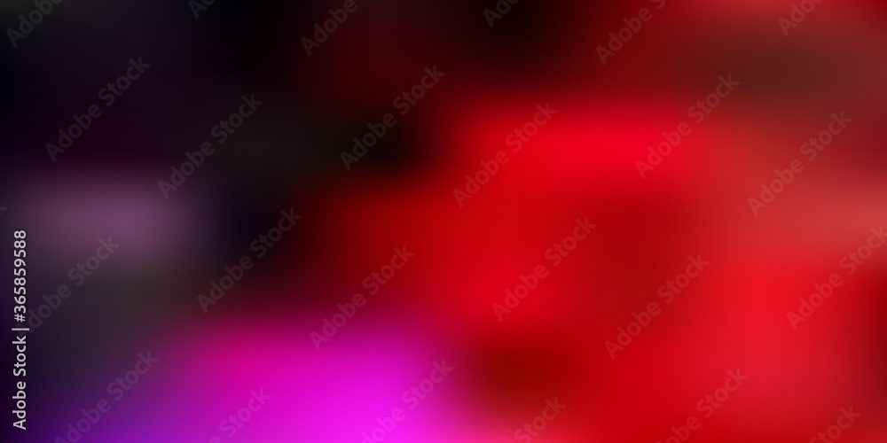 Dark pink, red vector blurred template. Dark pink, red vector blurred template.
