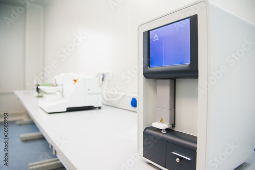 Interior of modern research laboratory