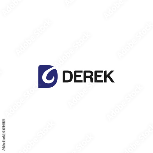Obraz na plátně Derek Logo