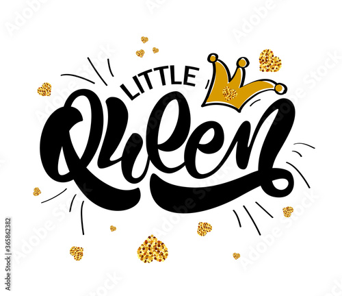 Queen saying lettering illustartion