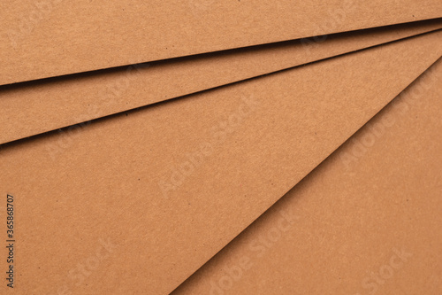 Abstract brown paper background geometric cardboard sheet