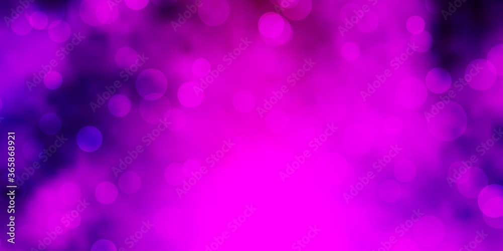 Dark Purple vector template with circles. Abstract decorative design in gradient style with bubbles. Pattern for websites. Dark Purple vector template with circles. Abstract decorative design in gradient style with bubbles. Pattern for websites.