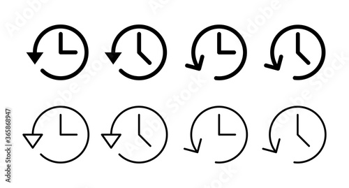 set of History icons. History vector icon