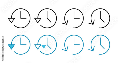 set of History icons. History vector icon