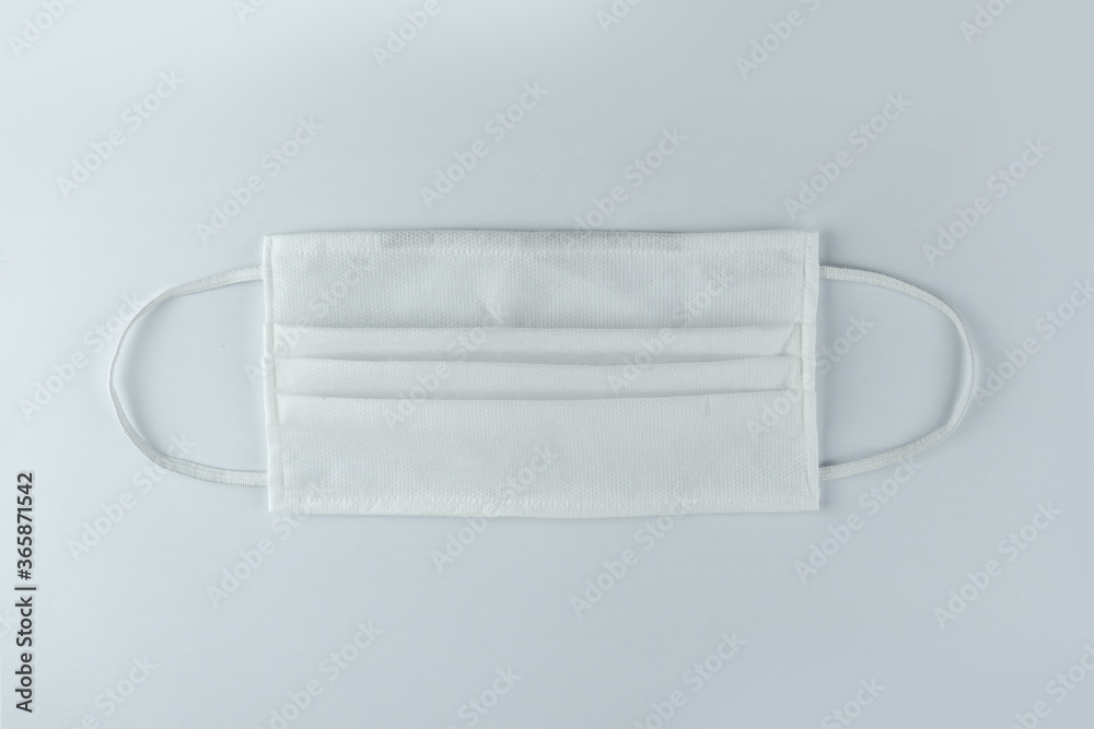 White Face Mask Mockup, Blank dust mask isolated on white background, ready for your design White Face Mask Mockup, Blank dust mask isolated on white background, ready for your design