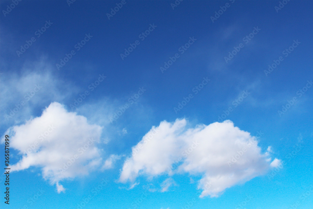 blue sky with clouds