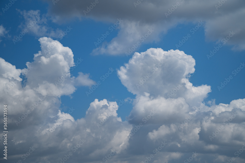 Himmel mit Quellwolken Himmel mit Quellwolken