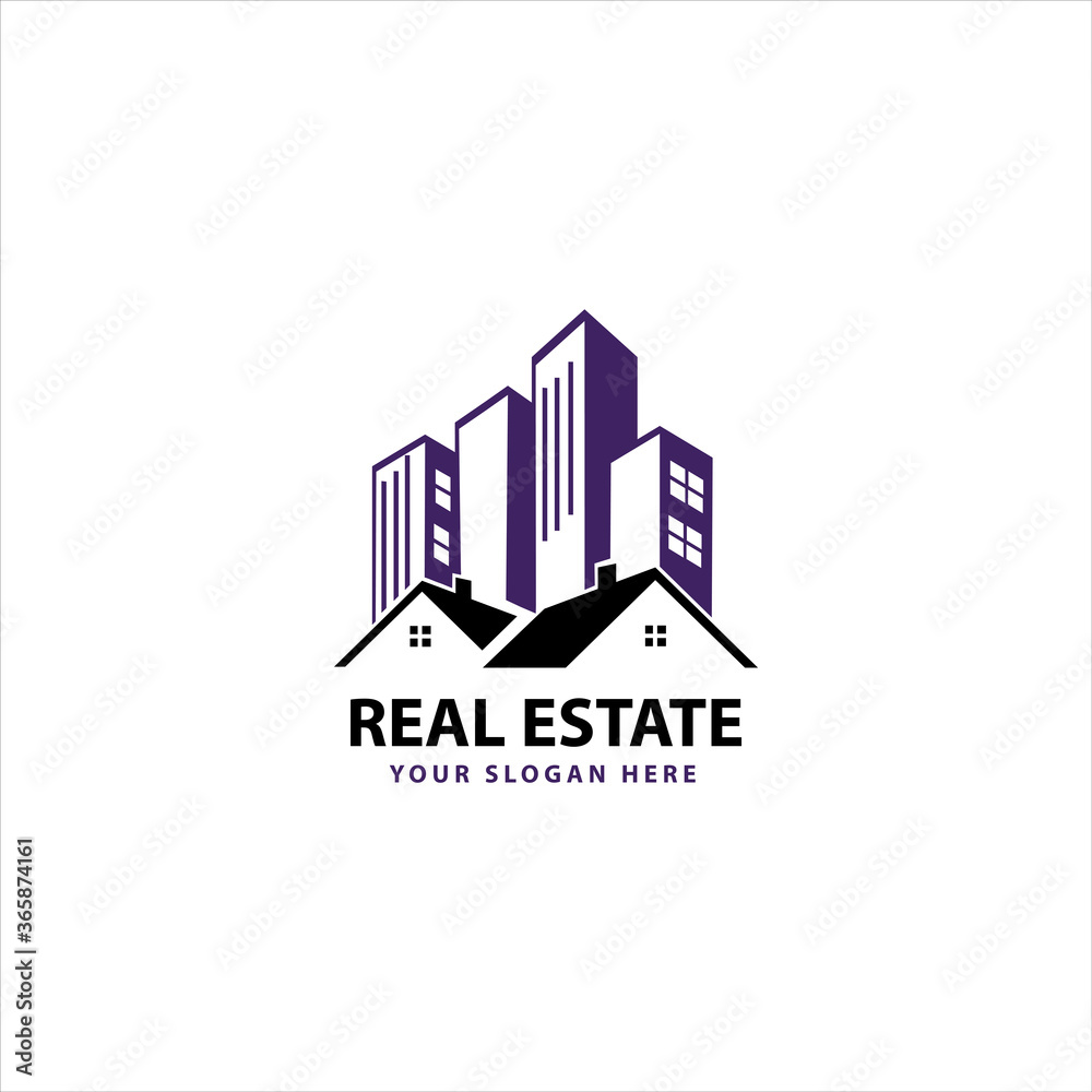 House, Real estate illustration and logo design