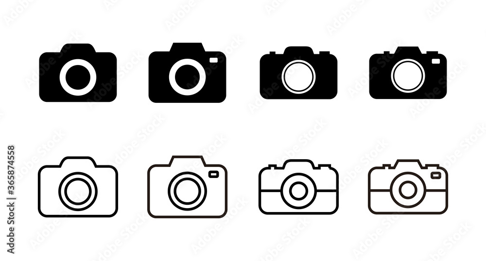 set of Camera Icons. Camera symbol. Camera vector icon set of Camera Icons. Camera symbol. Camera vector icon