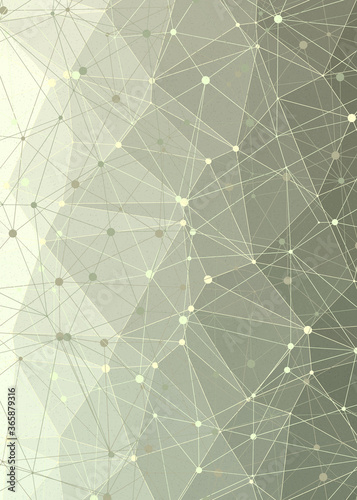 Cream color Abstract color Low-Polygones Generative Art background illustration