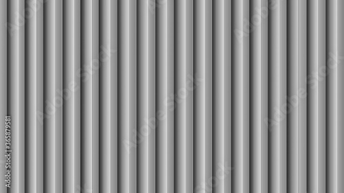 Abstract silver, aluminum metallic striped industrial background, gray and white vertical lines illustration texture, wallpaper design