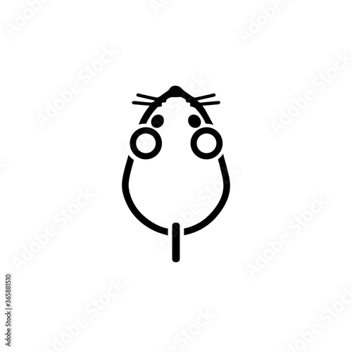 Mouse animal  logo icon vector