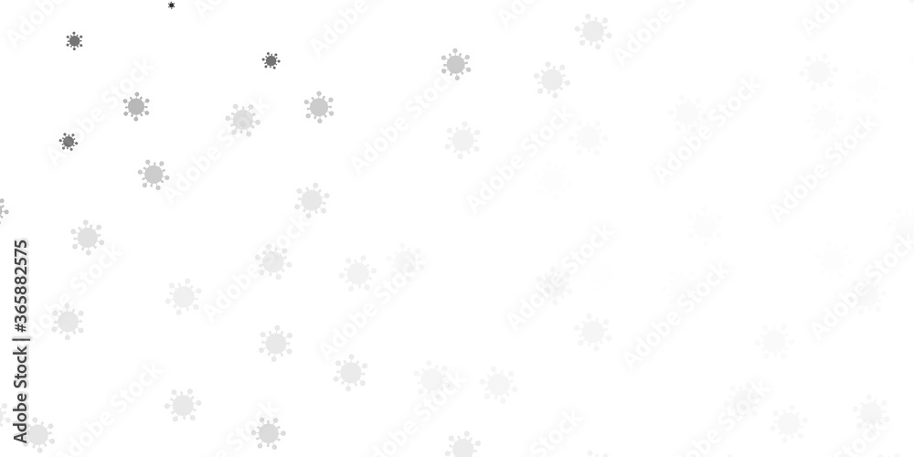 Light gray vector texture with disease symbols. Light gray vector texture with disease symbols.
