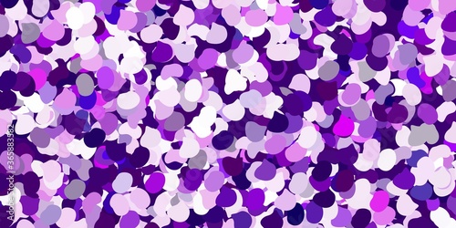 Light purple vector backdrop with chaotic shapes.