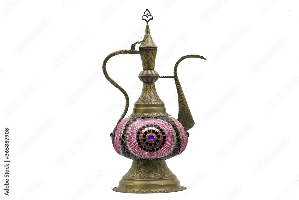 ottoman tile embroidered pitcher lamp ottoman tile embroidered pitcher lamp