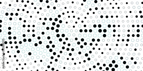 Dark BLUE vector backdrop with dots. Modern abstract illustration with colorful circle shapes. Design for posters, banners.