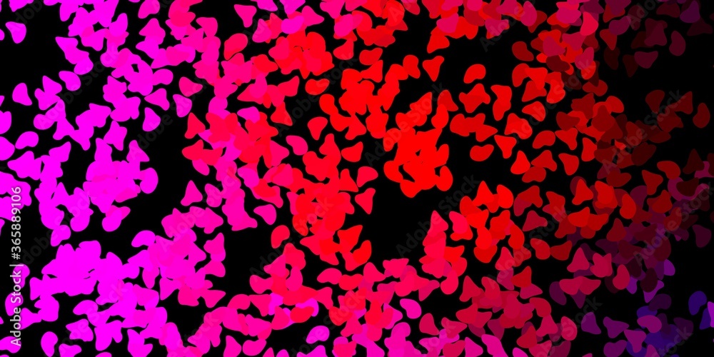 Dark pink, yellow vector texture with memphis shapes. Dark pink, yellow vector texture with memphis shapes.