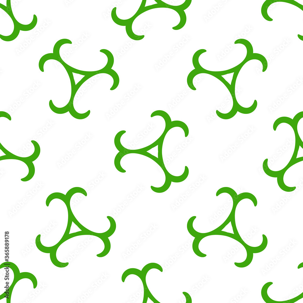 Abstract bright modern geometric seamless pattern. Art deco geo background. Popular tile infinity backdrop. Vector illustration. 