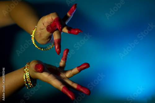 mudras or gestures of bharatanatyam dance