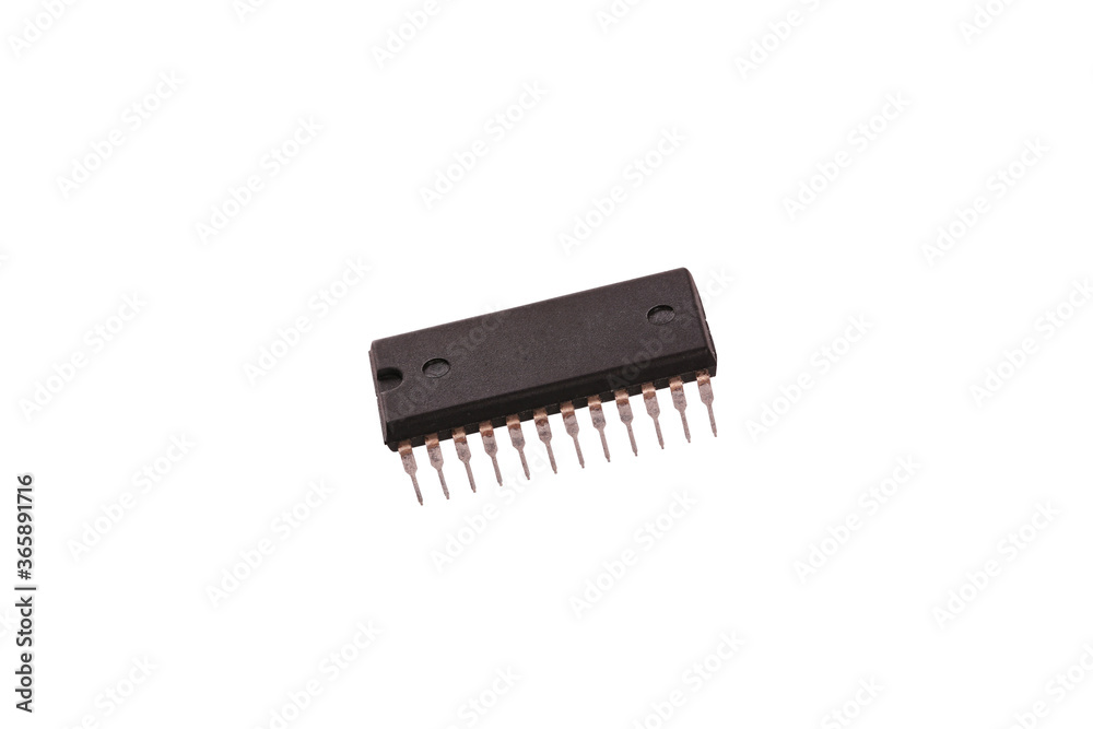 Radio component microcircuit. Close-up. Radio component microcircuit. Close-up.