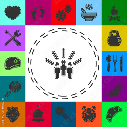Motivation concept icon. Simple element