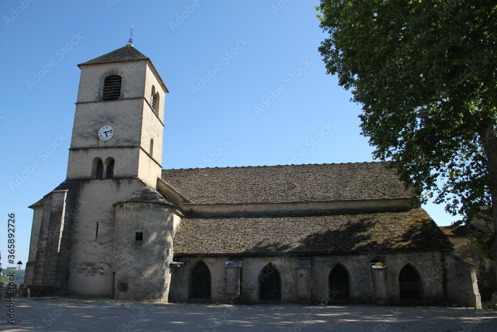 Medieval ancient stone building church