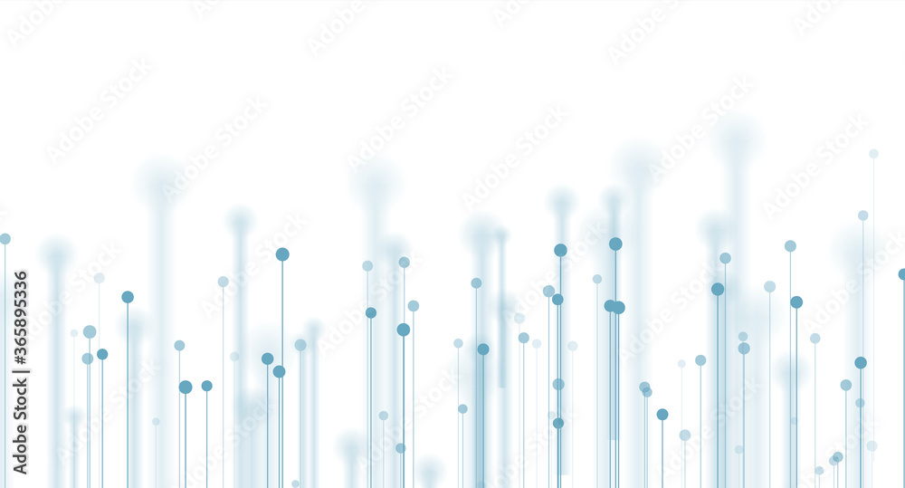 Glowing blue abstract futuristic hi-tech background. Blurred connection lines vector design Glowing blue abstract futuristic hi-tech background. Blurred connection lines vector design