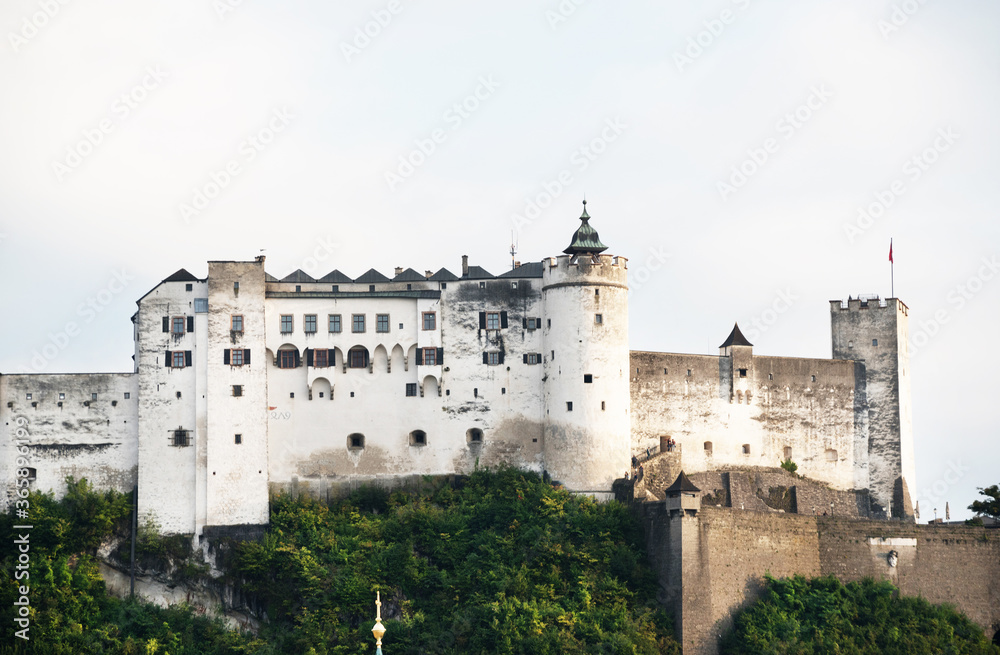 View of the historic city of Salzburg, Salzburger Land, Austria View of the historic city of Salzburg, Salzburger Land, Austria