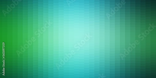 Light Blue, Green vector backdrop with rectangles. Abstract gradient illustration with rectangles. Modern template for your landing page.