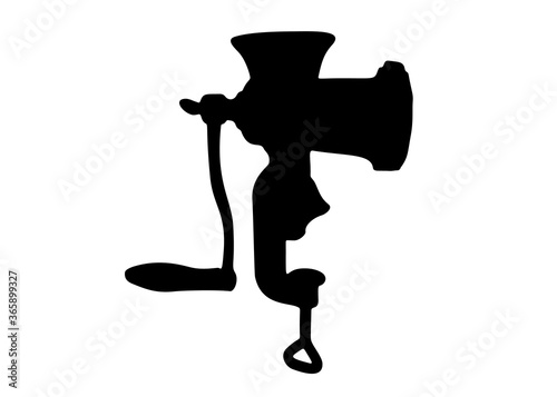 Meat grinder for the kitchen.