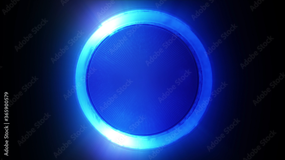 Colorful circle audio equalizer, music concept