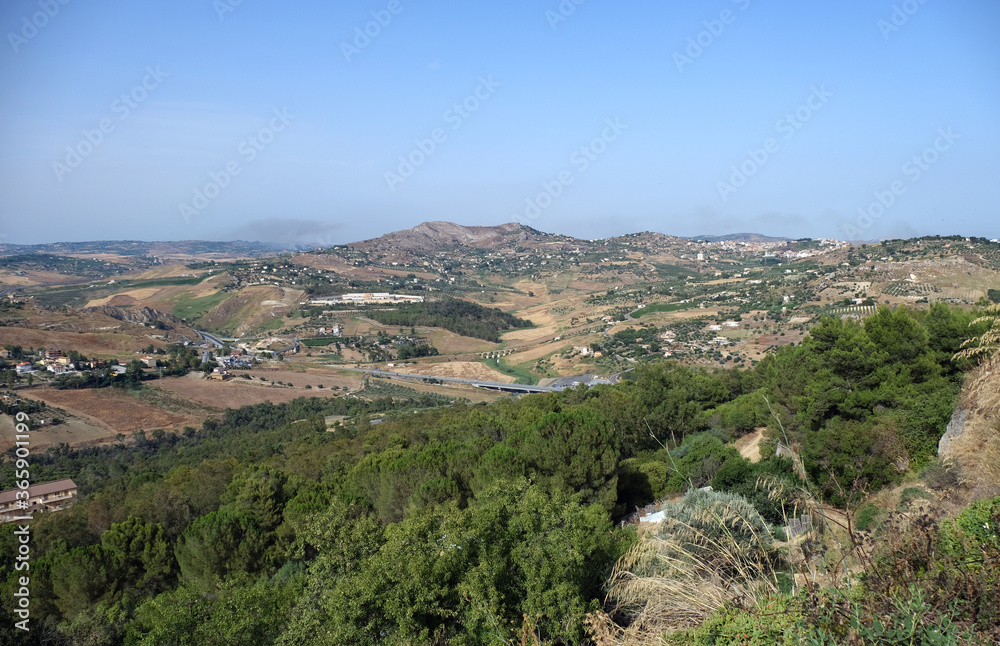 View of Agrigento Countryside