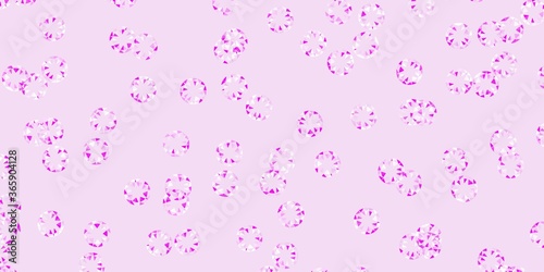 Light pink vector backdrop with dots.