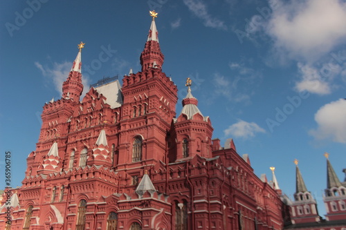 Museo de Historia Nacional de Rusia. Situado en la plaza roja de Moscú