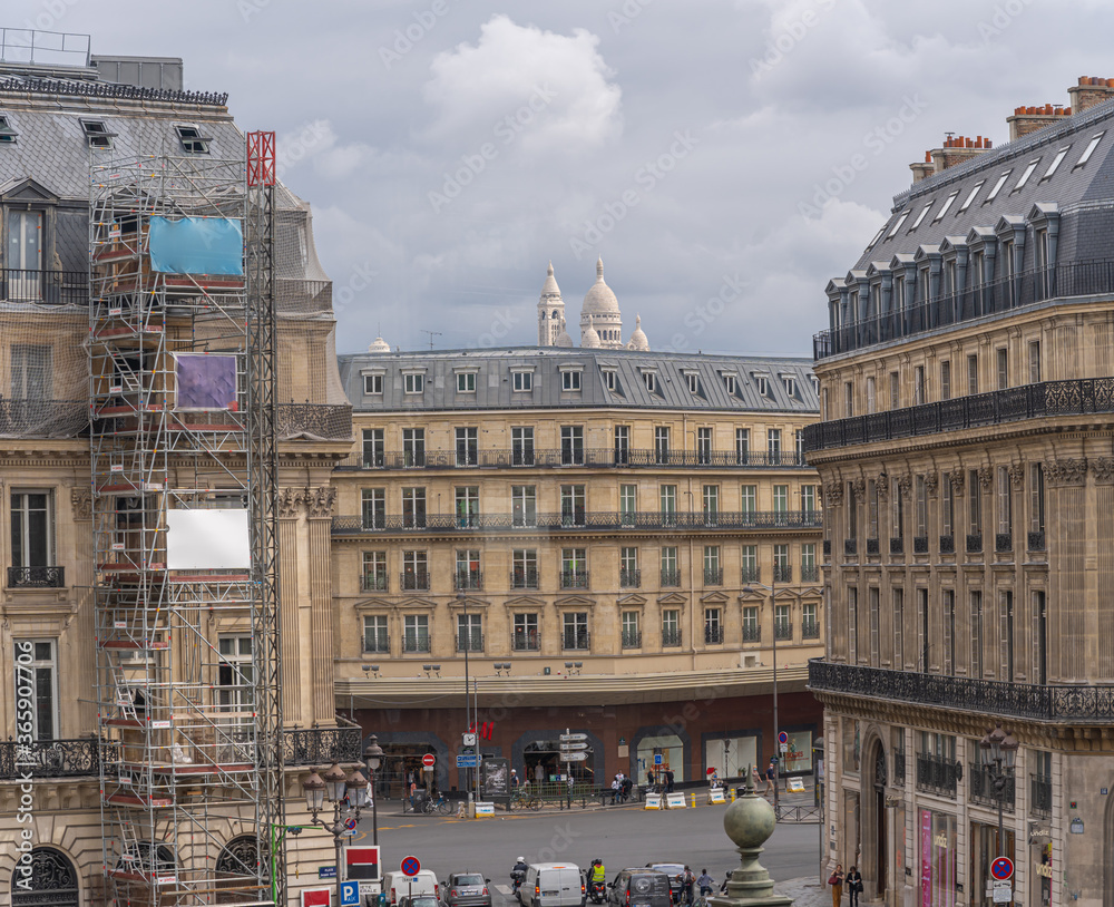 Fototapeta premium Paris, France - 06 19 2020: View outside Paris Opera Garnier