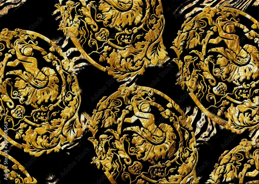 Fototapeta abstract exotic leopard skin texture